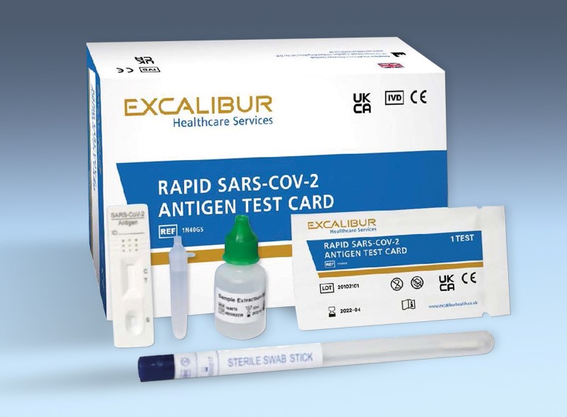 Excalibur rapid SARSCOV2 antigen screening test, validated by LSTM
